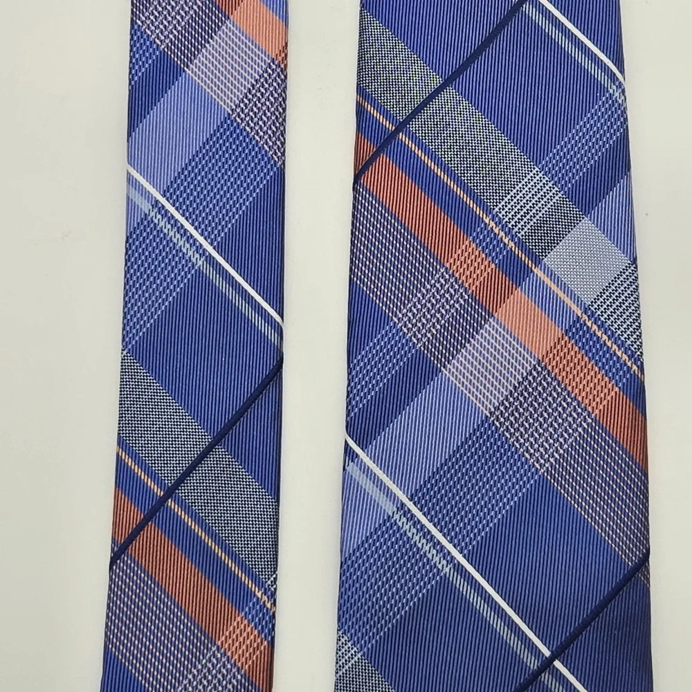 Michael Kors Silk Tie Mens Blue‎ Stripes Designer Formal Dress Neckwear 60x3